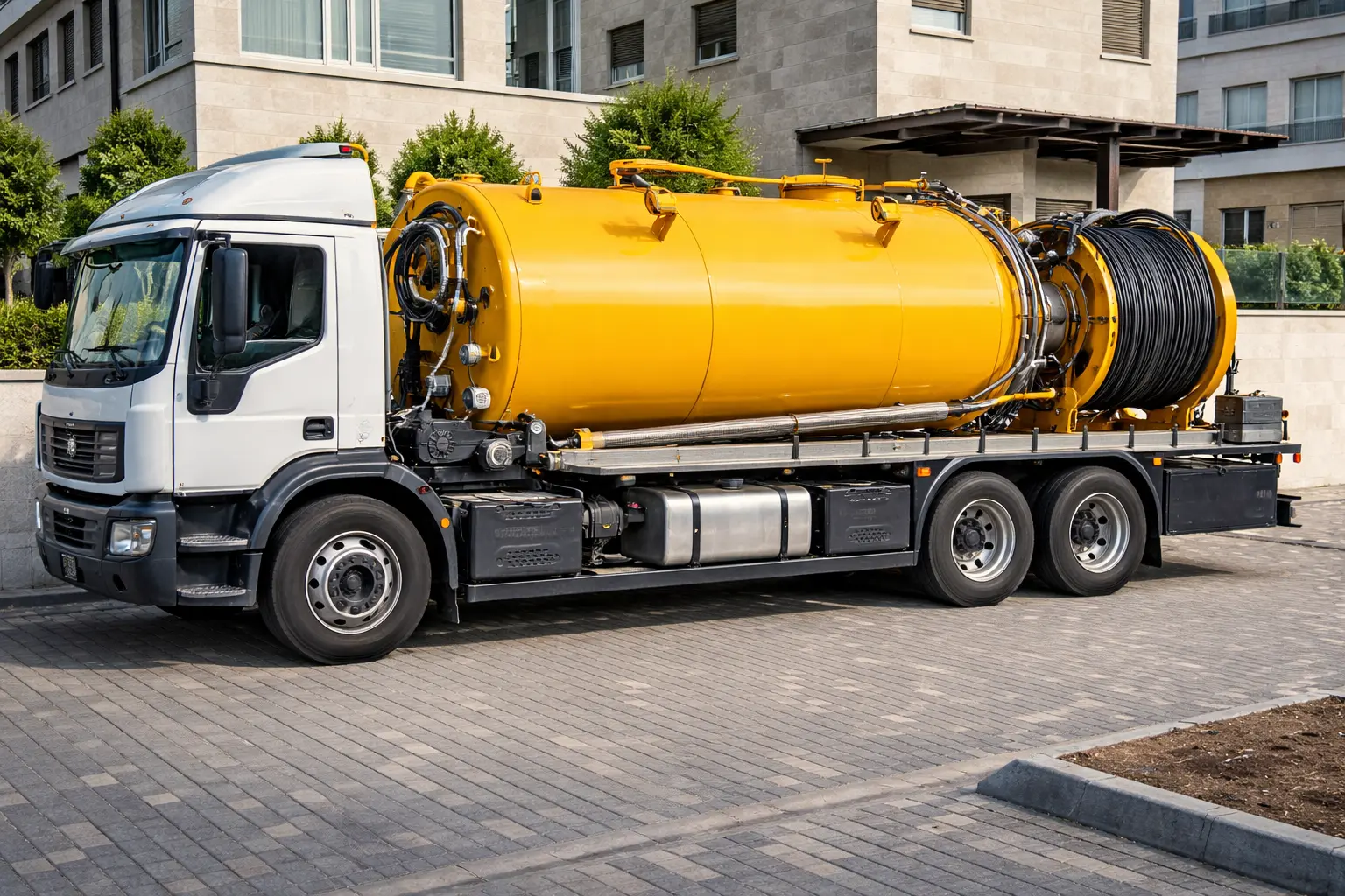 צילום קווי ביוב לאיתור שבר בצנרת